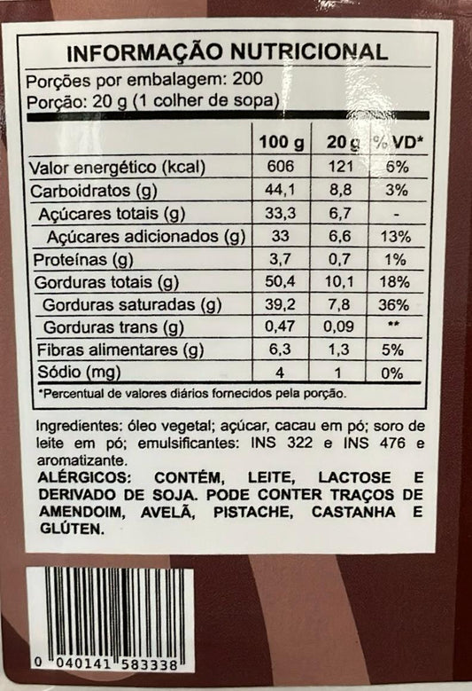 Skimo Chocolate Meio Amargo - 4kg