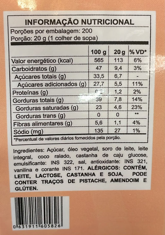 Mescla Coco Bianco 4kg