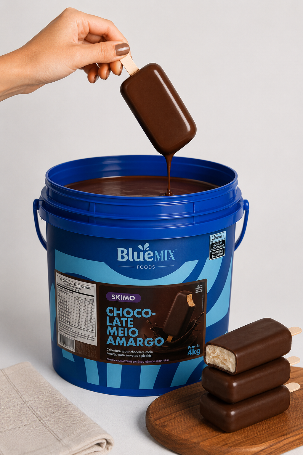 Skimo Chocolate Meio Amargo - 4kg