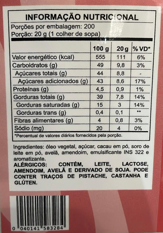 Mescla Chocolate Com Avelã - 4kg