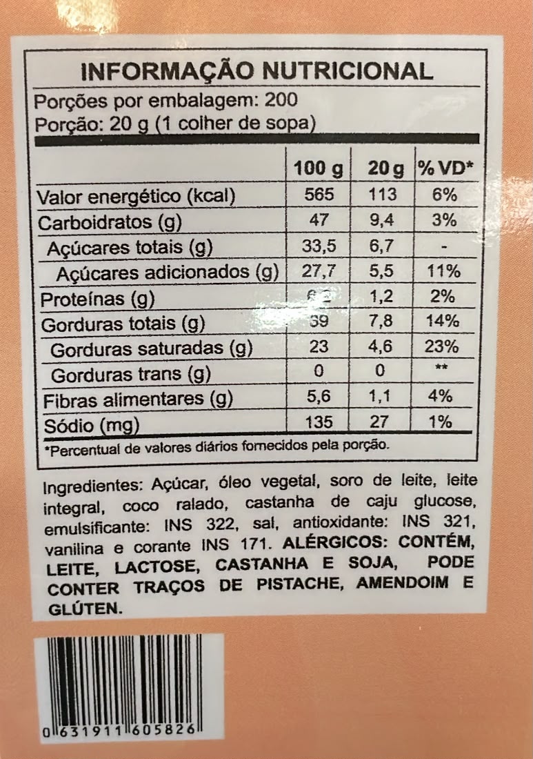 Mescla Coco Bianco 4kg
