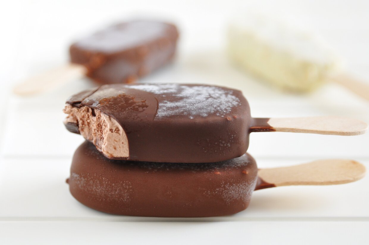 chocolate popsicles